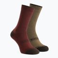 Zoknik Rogelli Wool Wintersocks 2 pár burgundy/brown