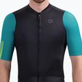 Férfi kerékpáros mez Rogelli Fast black/teal/green 3