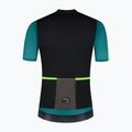 Férfi kerékpáros mez Rogelli Fast black/teal/green 7
