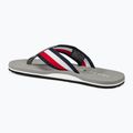 Férfi Tommy Hilfiger Corporate Beach szandál antik ezüst flip flopok 3