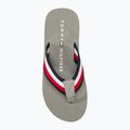 Férfi Tommy Hilfiger Corporate Beach szandál antik ezüst flip flopok 5