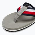 Férfi Tommy Hilfiger Corporate Beach szandál antik ezüst flip flopok 7