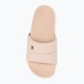 Tommy Hilfiger női Platform Pool Slide rózsaszín virágos flip-flopok 5