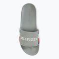 Tommy Hilfiger férfi RWB Pool Slide antik ezüst flip-flopok 5