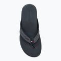 Férfi Tommy Hilfiger Comfort Toe Post Beach Sandal sivatagi égbolt flip flopok 5