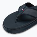 Férfi Tommy Hilfiger Comfort Toe Post Beach Sandal sivatagi égbolt flip flopok 7