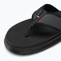 Férfi Tommy Hilfiger Comfort Toe Post strandszandál fekete 7