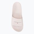 Női papucs Tommy Jeans Printed Pu Pool Slide ecru 6