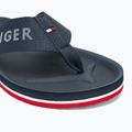 Férfi flip-flop papucs Tommy Hilfiger Comfort Beach Sandal military denim 7