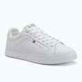 Tommy Hilfiger férfi cipő Icon Court Lth Flag Ess fehér
