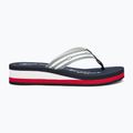 Női flip-flop papucs Tommy Hilfiger Im Th Signature Beach Sandal rwb 2