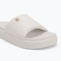 Női papucs Tommy Hilfiger Platform Monogram Poolslide ancient white 7