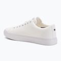 Tommy Hilfiger férfi edzőcipő Th Hi Vulc Low Core Stripes Mesh YBS fehér 3
