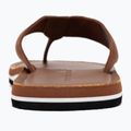 Férfi flip-flop papucs Tommy Hilfiger Leather Beach Sandal winter cognac 6