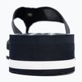 Női flip-flop papucs Tommy Hilfiger Im Th Chainprint Midwedge Sandal space blue 6