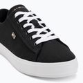 Tommy Hilfiger női edzőcipő Vulc Canvas Lace Up fekete 7