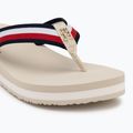 Női flip-flop papucs Tommy Hilfiger Corp Mid Wedge Beach Sandal muslin 7