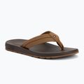 Férfi flip-flop papucs Tommy Hilfiger Molded Beach Sandal desert khaki
