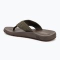 Férfi flip-flop papucs Tommy Hilfiger Molded Web Beach Sandal army green 3