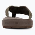 Férfi flip-flop papucs Tommy Hilfiger Molded Web Beach Sandal army green 6