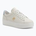 Tommy Hilfiger női Platform Court ecru/breezy kék cipő