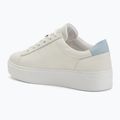 Tommy Hilfiger női Platform Court ecru/breezy kék cipő 3