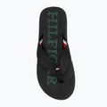 Férfi flip-flop papucs Tommy Hilfiger Massage Beach Sandal black 5