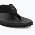 Férfi flip-flop papucs Tommy Hilfiger Molded Web Beach Sandal black 7
