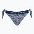 Tommy Hilfiger Cheeky Side Tie Bikini Bikini Alsó Nyomtatás illusztrált hullám sötét éjszakai tengerészkék