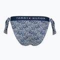 Tommy Hilfiger Cheeky Side Tie Bikini Bikini Alsó Nyomtatás illusztrált hullám sötét éjszakai tengerészkék 2