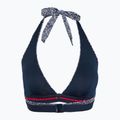 Tommy Hilfiger Halter Rp Print fürdőruha felső illusztrált hullám sötét éjszakai tengerészgyalogság 2