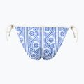 Tommy Hilfiger Cheeky String Side Tie Print virágos csíkos kék varázslatos fürdőruha alsó rész 2