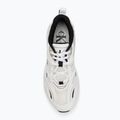Calvin Klein női cipő YW0YW01807 Retro Tennis Mesh Ml fényes fehér/fekete 5