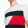 Férfi Tommy Hilfiger Colorblocked Mix Media S/S tréning póló fehér 4
