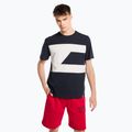 Tommy Hilfiger férfi edzőpóló Colorblocked Mix Media S/S kék