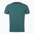 Tommy Hilfiger férfi edzőpóló Textured Tape zöld 5
