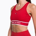 Tommy Hilfiger Mid Int Tape Racer Back piros fitness melltartó 4