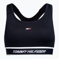 Tommy Hilfiger Mid Int Tape Racer Back kék fitness melltartó 5