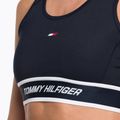 Tommy Hilfiger Mid Int Tape Racer Back kék fitness melltartó 4
