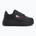 Női cipők Tommy Jeans Retro Basket Flatform Ess triple black 2