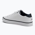 Tommy Hilfiger férfi edzőcipő Th Hi Vulc Core Low Leather Ess YBS fehér 3