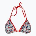 Fürdőruha felső Tommy Hilfiger Triangle Rp Print drops motion ecru