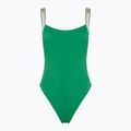 Tommy Jeans Scoop Back One Piece női fürdőruha cape verde