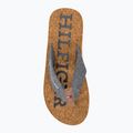 Férfi Tommy Hilfiger Cork Beach Sandal sivatagi égbolt flip flopok 6