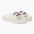 Női papucs Tommy Jeans Elevated Flatform Slide ecru 4