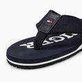 Férfi flop-flop papucs Tommy Hilfiger Patch Beach Sandal desert sky 7