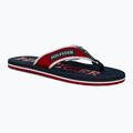 Férfi flop-flop papucs Tommy Hilfiger Patch Beach Sandal primary red