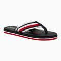 Férfi Tommy Hilfiger Massage Footbed Oly Beach Sandal sivatagi égbolt flip flopok