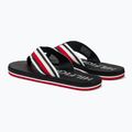 Férfi Tommy Hilfiger Massage Footbed Oly Beach Sandal sivatagi égbolt flip flopok 3