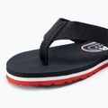 Női flip-flop papucs Tommy Hilfiger Global Stripes Flat Beach Sandal red white blue 7